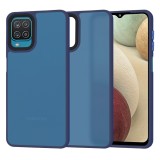 Husa Samsung Galaxy A12 Techsuit HaloFrost&Atilde;&sbquo;&Acirc;&nbsp;Series, bleumarin