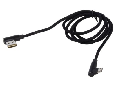 Cablu USB 2.0 1m Textile Quick Charge foto