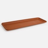 Jardiniere din plastic teracota pentru balcon și grădină, CMCLASS