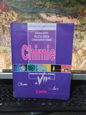 Chimie, manual clasa VII, Fătu, F. și C. Stroe, editura Corint, Buc. 1998, 200 foto