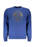 Bluză bărbați cu decolteu la baza g&acirc;tului și imprimeu cu logo, Albastru &icirc;nchis, S, 2XL, L, M, XL