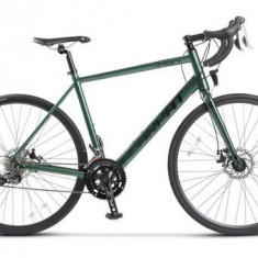 Bicicleta Oras CARPAT C27216C, Echipare Shimano Claris, 16 viteze, Roti 28inch, Frane pe Disc (Verde)