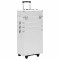 Troler de cosmetice, argintiu, aluminiu