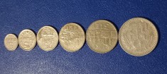 Set 6 Monede Republica Socialista Romania 1966 -1978