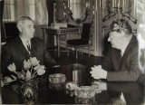 9 mai 1965 I. G. Maurer si Antonin Novotny, presedinte Cehoslovacia, Praga 18x13