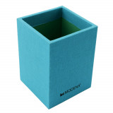 Suport pixuri carton Modena, 9.5x7x7 cm, Bleu