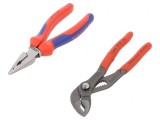 Set Clești Reglabili Universali 2 Bucăți cu Geantă, KNIPEX