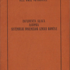 HST C595 Influența slavă asupra sistemului fonemelor limbii române 1956