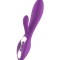 Vibrator Rabbit Breeze, 9 Moduri Vibratii, Silicon, USB, Mov, 20.1 cm, Mokko Toys