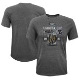 Vegas Golden Knights tricou de copii 2023 Stanley Cup Champions Tri-Blend grey - Dětsk&eacute; XL (14 - 16 let)