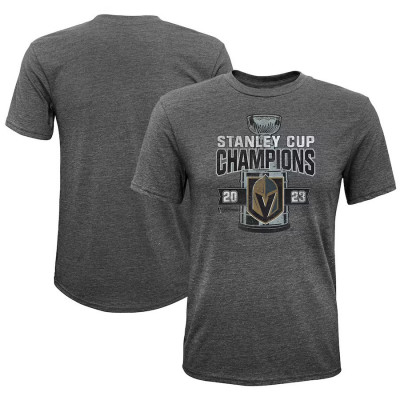 Vegas Golden Knights tricou de copii 2023 Stanley Cup Champions Tri-Blend grey - Dětsk&amp;eacute; XL (14 - 16 let) foto