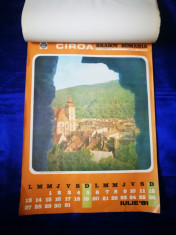 Calendar vechi Brasov. Anul 1981. Poze din Brasov si imprejurimi. foto