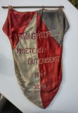 Cumpara ieftin FANION ROMANESC - ANUL 1941 - BRODAT - &quot;INVINGATORUL PRIETENII-GUTENBERG&quot; - WW2
