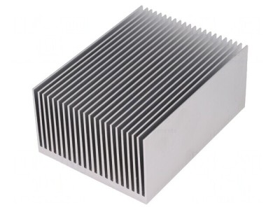 Radiator extrudat cu aripioare naturale 100mm x 75mm AL foto