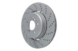 Disc frana BMW 5 (E60), 6 (E63) Motor M, M5, M6, 370x24mm, 61.6 mm, OE 34212282808