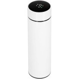Cana termos Smart, inox, display LED, afisare temperatura, 500ml, 23cm, alb Household NewTrend