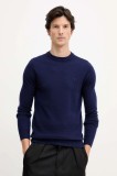 Trussardi pulover de l&acirc;nă culoarea bleumarin, light, M0038000005N
