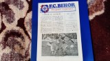 program - supliment FC Bihor Ianuarie 1982