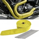 Banda de protectie termica pentru evacuare, galbena, pana la 900&deg;C, 50mmx2mm, 10 metri Performance AutoTuning