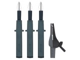 Set terminale măsură PVC negru
