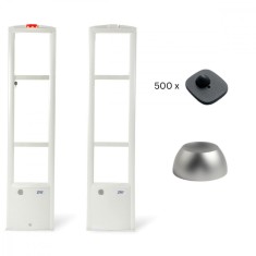 Sistem Complet Securitate Magazin, Porti Antiefractie, detectie avansata RF-8.2MHz, Magnet Detasator si Taguri incluse