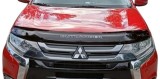 Deflector Capota Mitsubishi Outlander 2012-2018 Negru Fumuriu Protectie Aerodinamic ABS