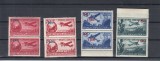 ROMANIA 1952 LP 319 LP 319 a POSTA AERIANA SUPRATIPAR PERECHE SERII MNH