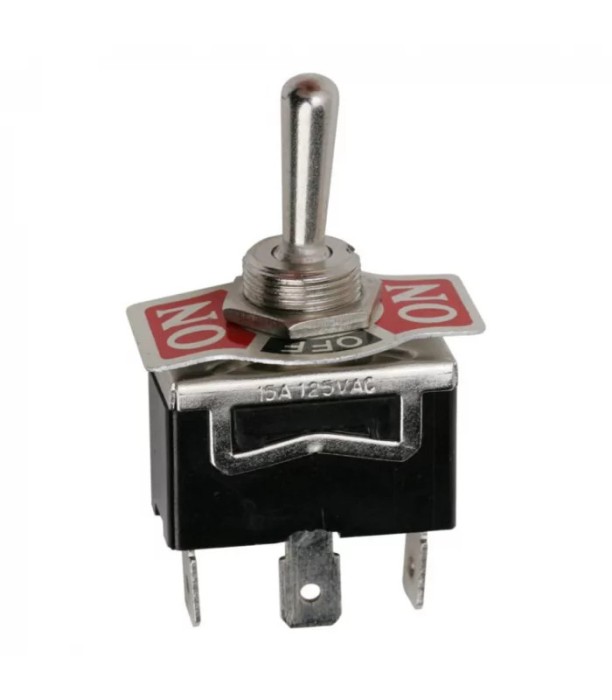 Comutator cu brat de moment 1 circuit 10A 250VAC ON-OFF-ON fara