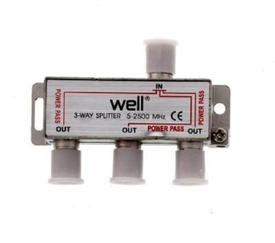 Splitter CATV 3 cai 2450Mhz Well foto
