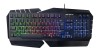 Tastatura Gaming Serioux Andor, 104 Taste, 19 Anti-ghosting, Iluminare Rainbow, Structura Metalica, Negru
