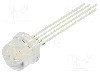 Dioda LED, 8mm, RGB, {{Luminozitate}}, 20mA, 2,1...2,6/2,9...3,4V, OPTOSUPPLY - OSTAMC87A1A