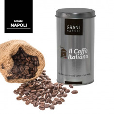 Il Caffe Italiano Napoli Cafea Boabe 250g in cutie metalica foto