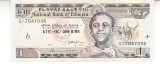 M1 - Bancnota fosrte veche - Etiopia - 1 birr - 2006