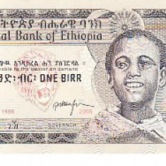 M1 - Bancnota fosrte veche - Etiopia - 1 birr - 2006