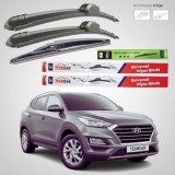 Cumpara ieftin Ștergătoare Hyundai Tucson III TL Facelift (2018&ndash;2020) Flat | Set Complet &ndash; TeamCar&reg;