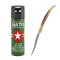 Set spray cu piper si cutit model spaniol 15 cm, auto-aparare, 110 ml, verde