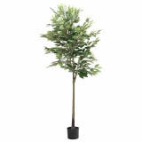 VidaXL Ficus artificial 756 frunze 170 cm verde