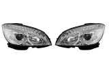Set faruri tuning MERCEDES Clasa C (W204), 03.2007-03.2011, partea stanga+dreapta, Taiwan, indicator dinamic; cu indicator led; cu &amp;quot;lumina timp