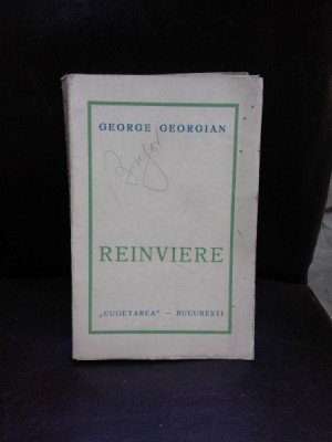 REINVIERE - GEORGE GEORGIAN (POEZII) foto