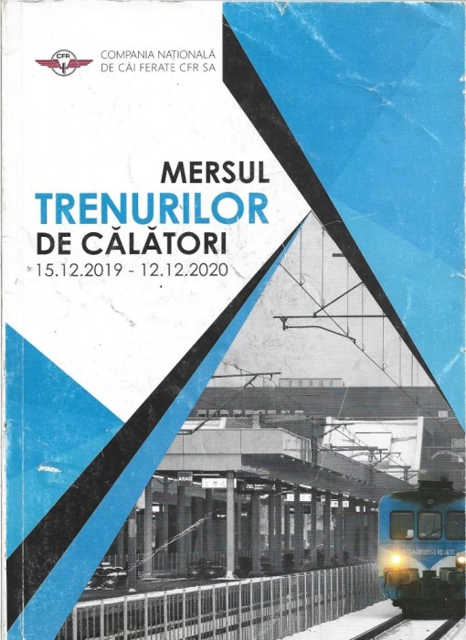 C8978N Mersul trenurilor de călători 2019-2020, exemplar de serviciu