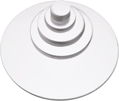 Set 31 oglinzi decorative rotunde, acrilice, argintii, MaffStuff foto