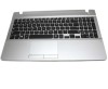 Tastatura HP Neagra Samsung CN13BA5903270 cu Palmrest argintiu si TouchPad, Samsung NP270E5E cu Palmrest