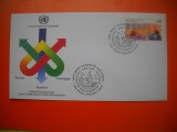 HOPCT PLIC FDC S NR 383 CERCETARE 1985 - ONU-NATIUNILE UNITE BIROUL GENEVA-ELVETIA-NECIRCULAT