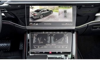 Audi A8 2024 ecran navigatie + consola aer conditionat folie protectie King Protection foto