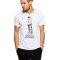 Tricou barbati alb - Not a hugger - S