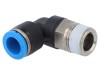 Conector Push-in Festo 90&deg; 10mm, Racord Pneumatic 6 Bar, R 3/8