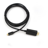 Cablu USB 3.1 Type C la HDMI (Thunderbolt 3), 4K@30Hz, 1.8m