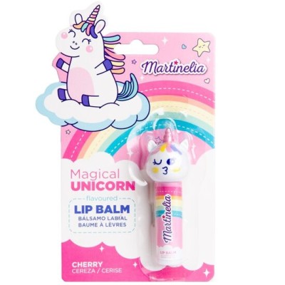 Balsam de buze cu aroma de cirese Magical Unicorn, Martinelia, 79002, 4g foto