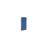 Husa Flip Tip Carte Canvas Albastra Huawei P8 Lite (2017) Protectie Completa