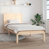 VidaXL Cadru de pat fără saltea, 90x200 cm, lemn masiv pin
